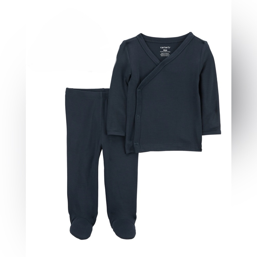 Carter's Navy Baby Romper